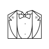 Icon of a tuxedo